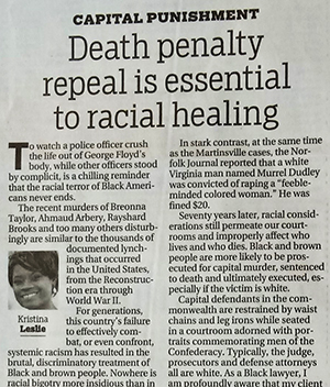 death penalty news paper